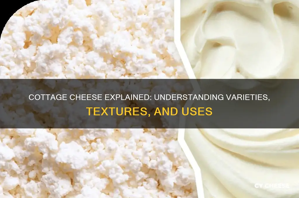 what is the differencebetween cottage cheese