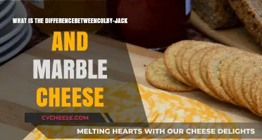 Colby-Jack vs. Marble Cheese: Unraveling the Tasty Differences