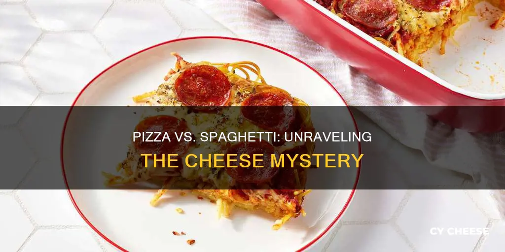 what is the diffrence between pizza cheese and spaghetti cheese
