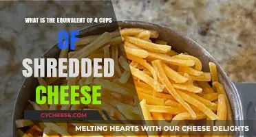 Cheese Conversion: Shredded Cups to Grams