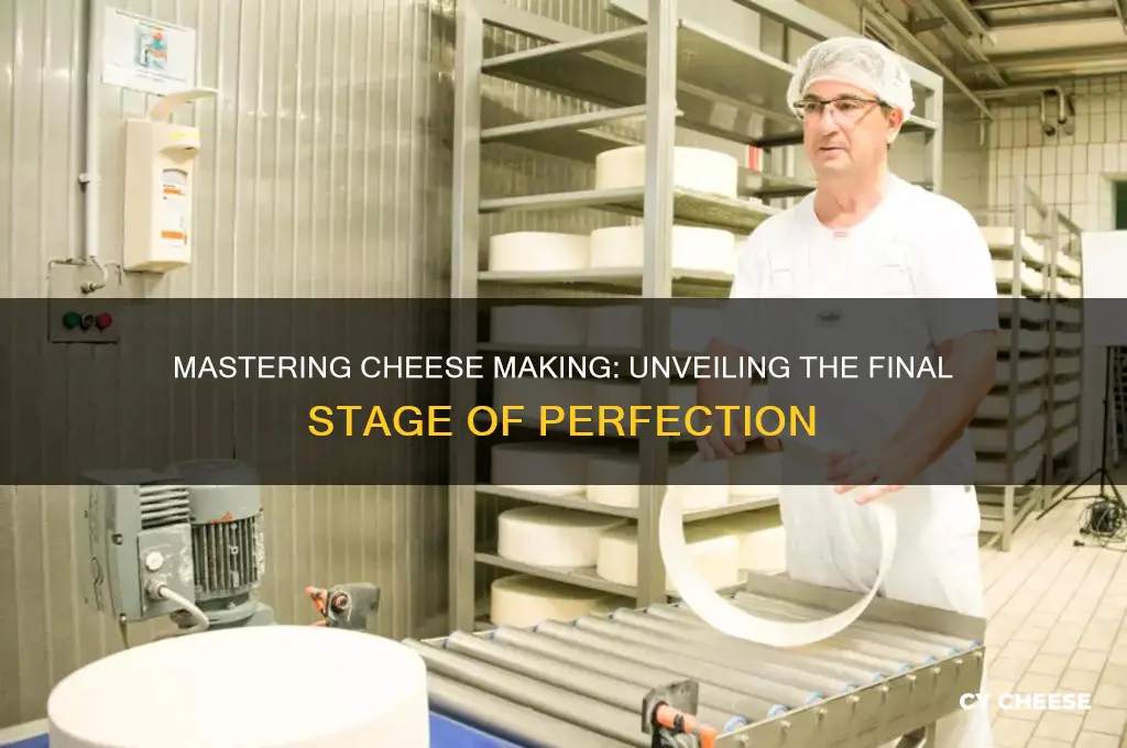 what is the final stage of cheese making