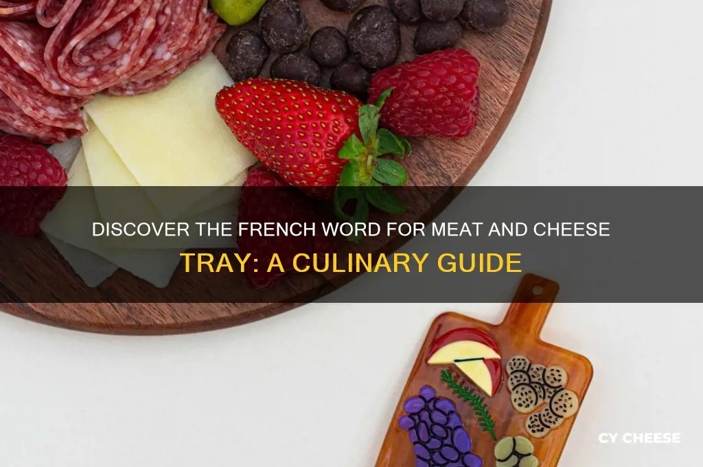 what is the french word for meat and cheese tray