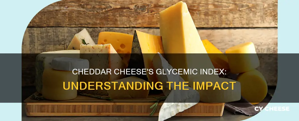 what is the glycemic index of cheddar cheese