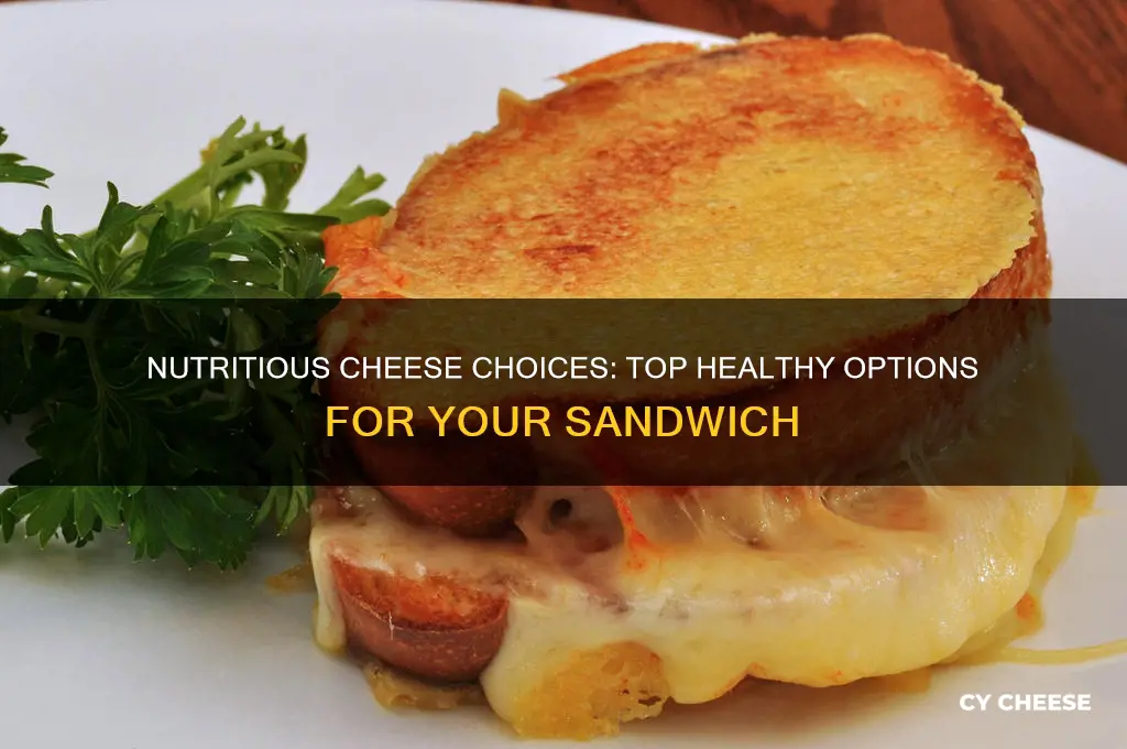 what is the healthiest cheese for a sandwich
