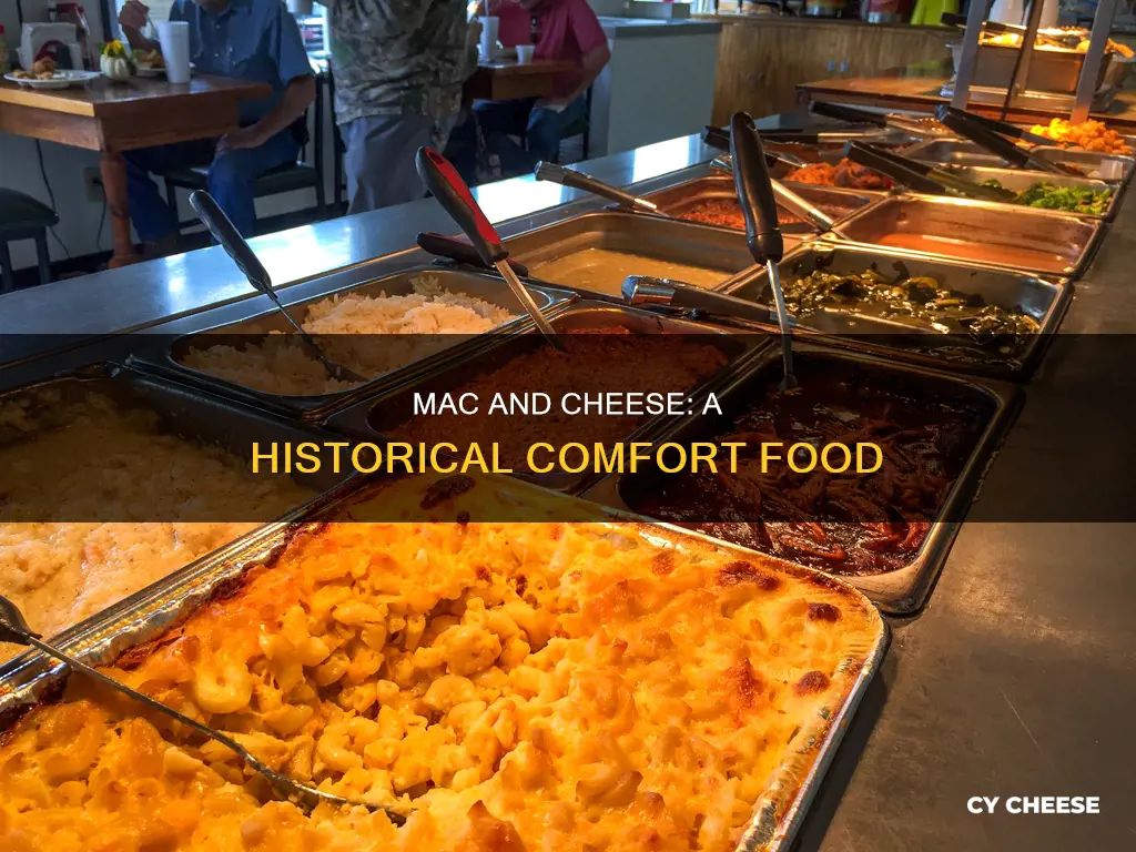 what is the history of macaroni and cheese