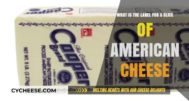 Understanding the Label for a Slice of American Cheese