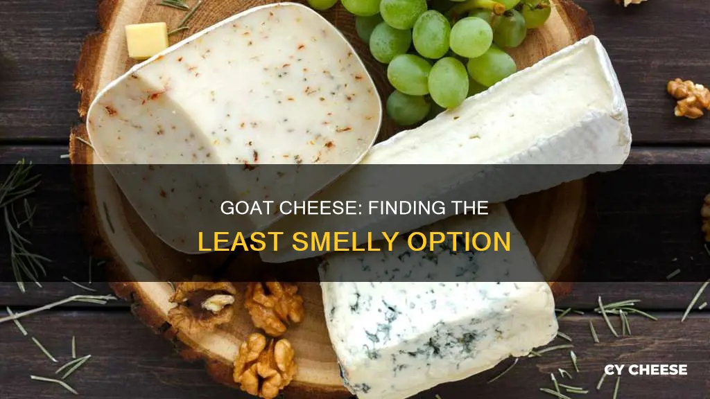 what is the least smelly goat cheese