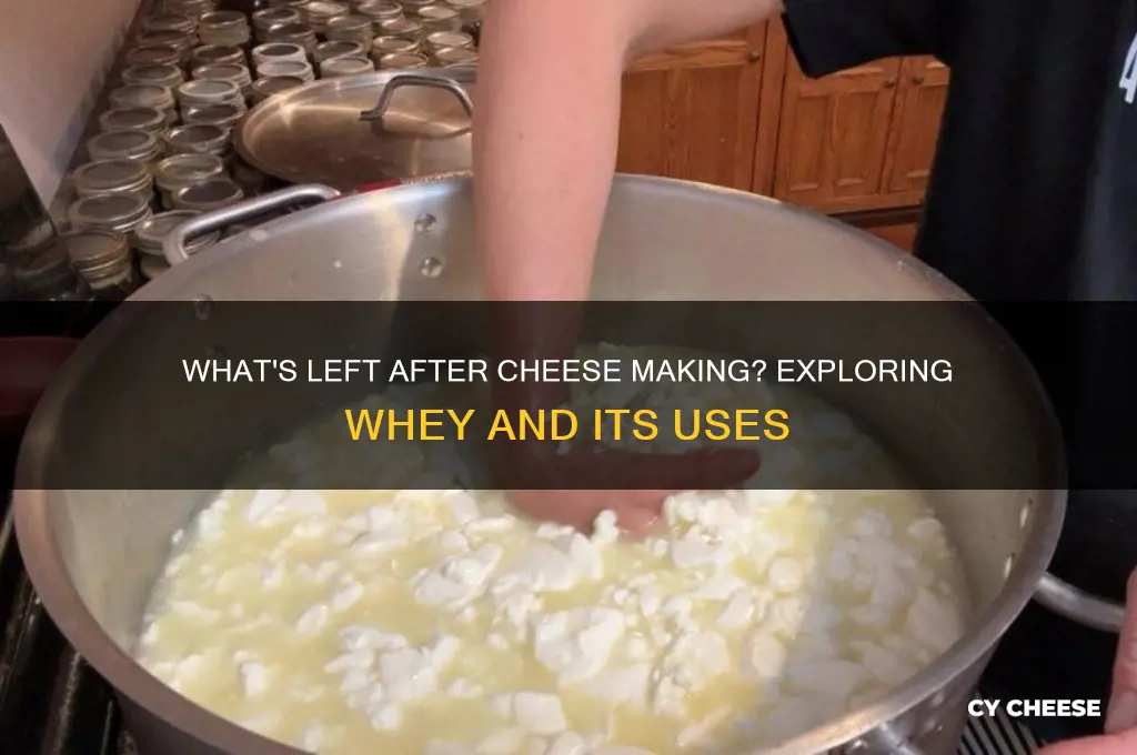 what is the left over from cheese called