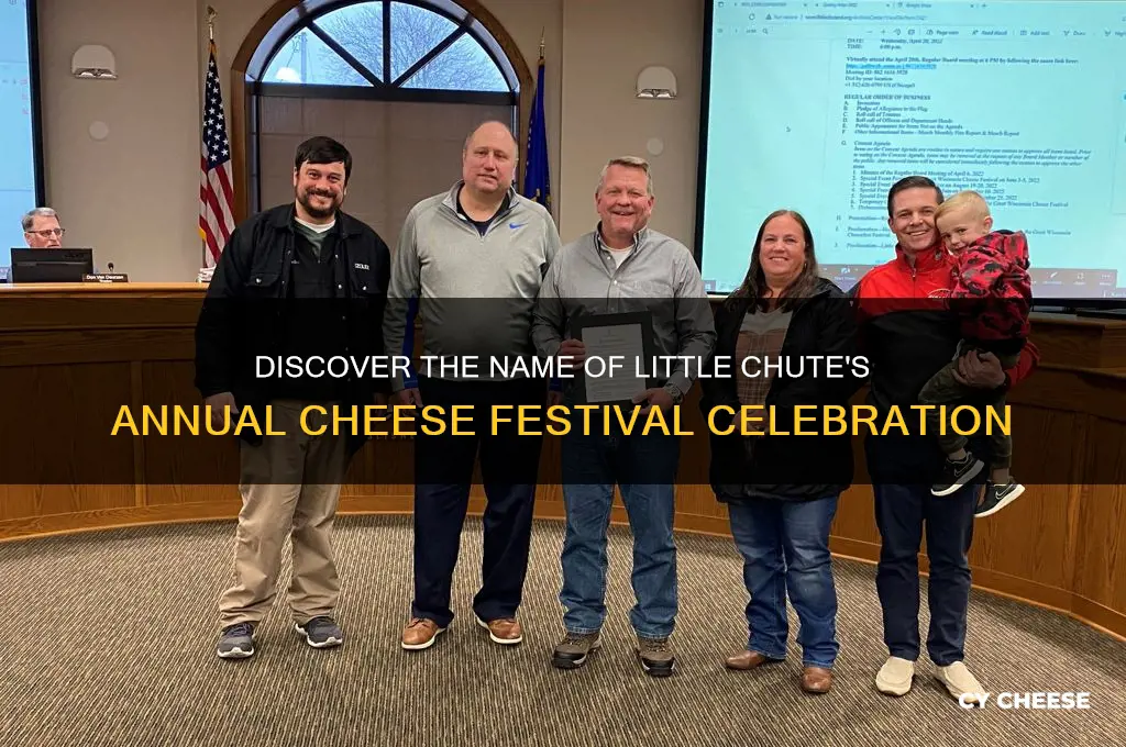 what is the little chute cheese festival called