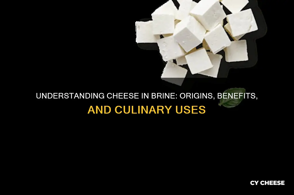 what is the meaning of cheese in brine