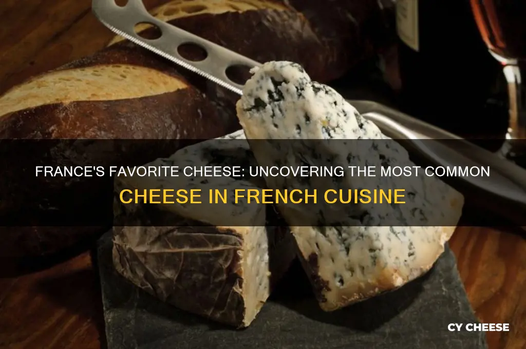 what is the most common cheese in france