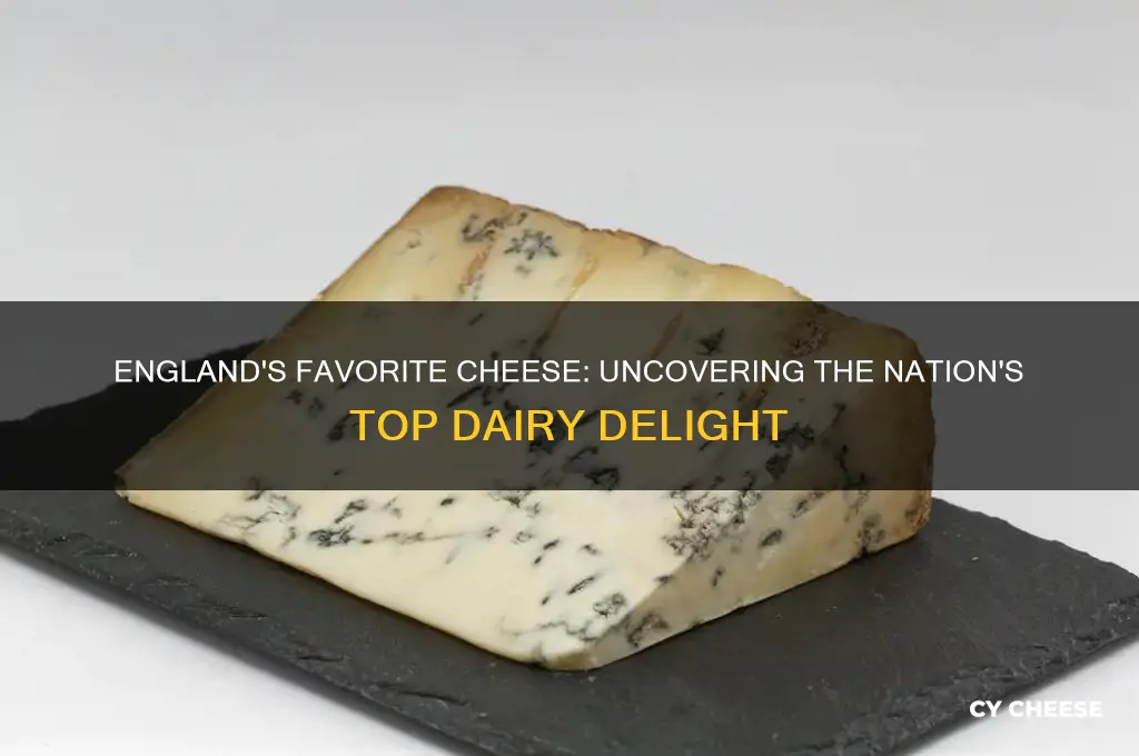 what is the most popular cheese in england