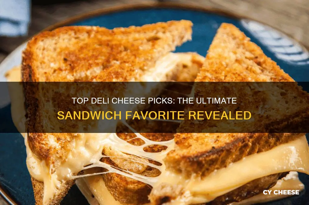 what is the most popular deli cheese for sandwiches