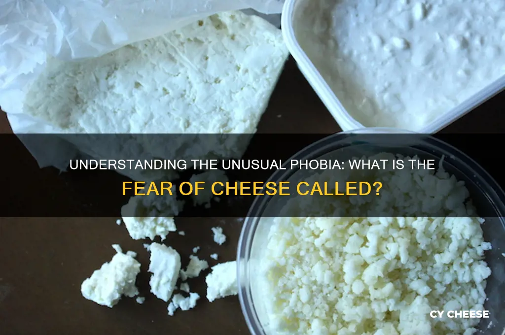 what is the name for the fear of cheese