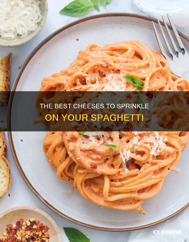 what is the name of cheese put on spgeti