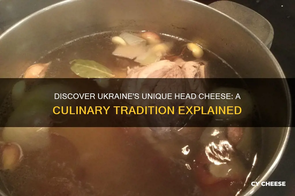what is the name of the ukrainian head cheese