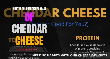 Unraveling Cheddar's Nutritional Secrets: A Tasty Journey