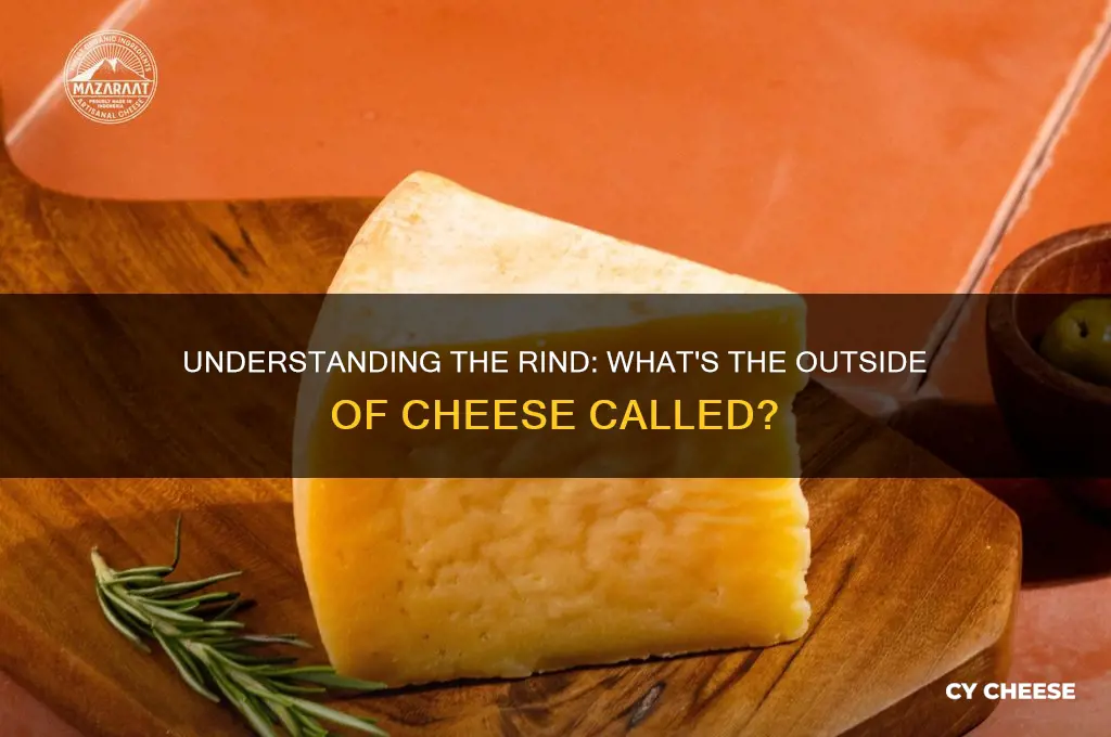 what is the outside of a cheese called
