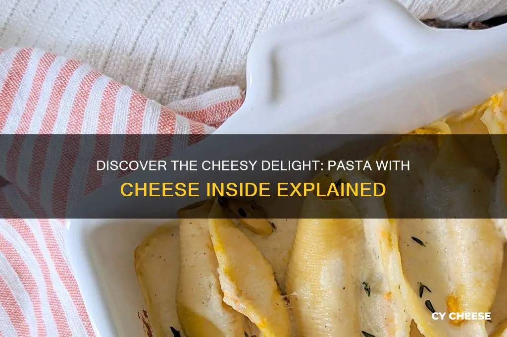 what is the pasta called with cheese inside