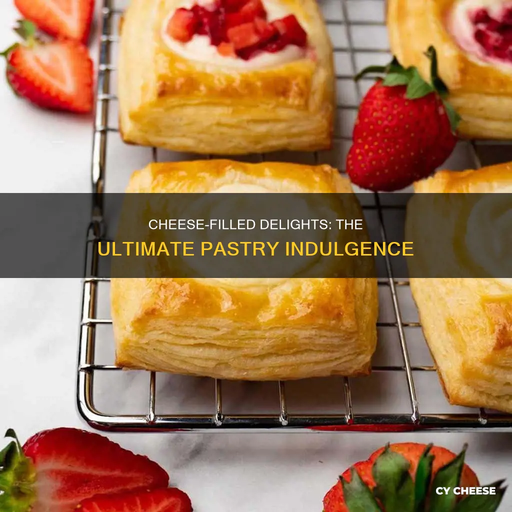 what is the pastry that has cheese shaped like a