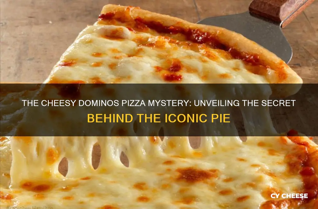 what is the pizza of dominos behind with cheese