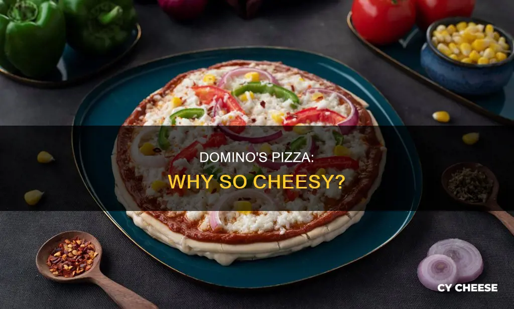 what is the pizza of dominos behind with cheese