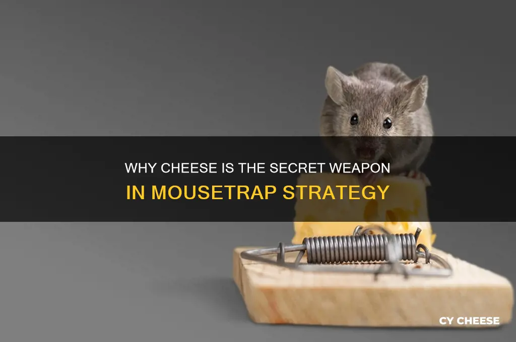 what is the point of the cheese in mousetrap