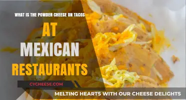 Unveiling the Mystery of Mexican Restaurant Tacos' Powdered Cheese Topping