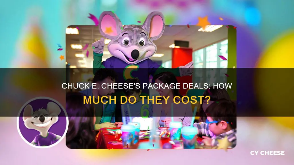 what is the price for packages at chuck e cheese