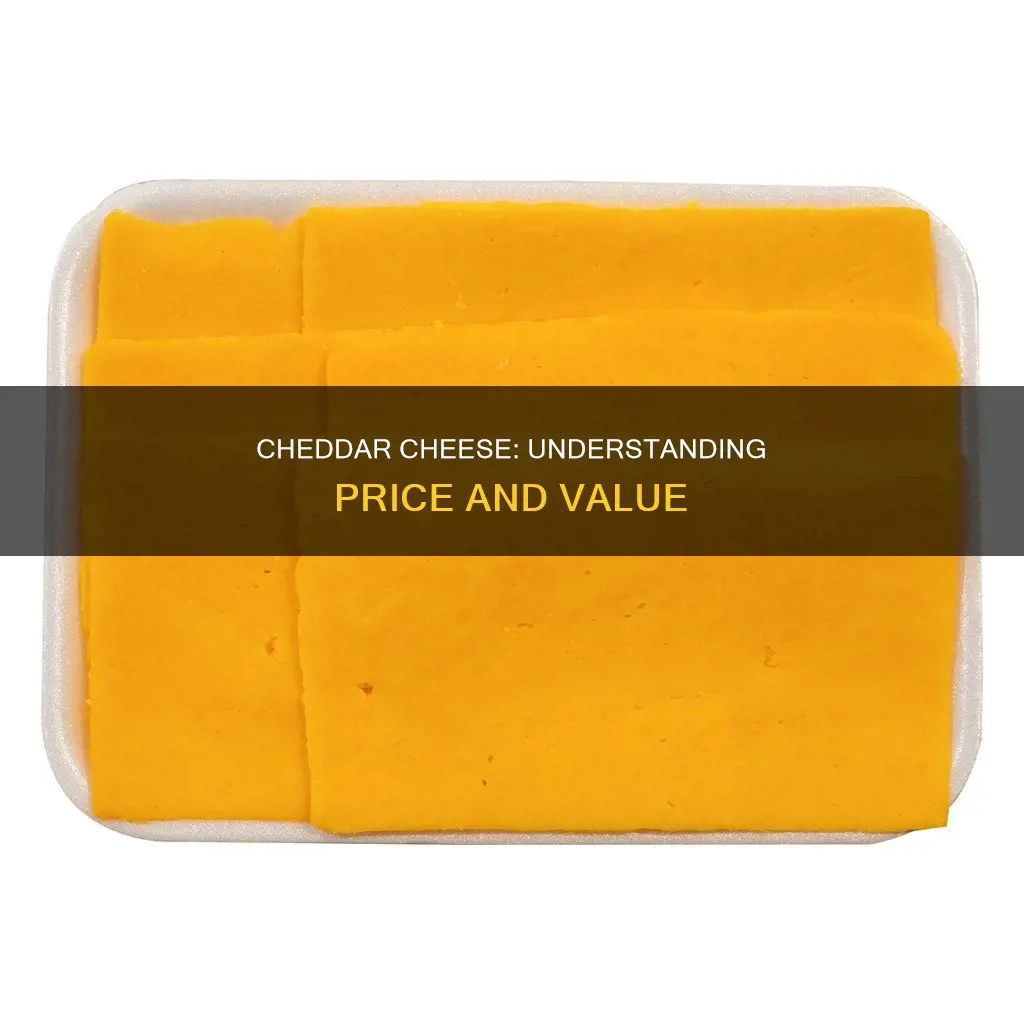 what is the price of cheddar cheese