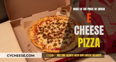 Chuck E. Cheese Pizza: How Much Does It Cost?