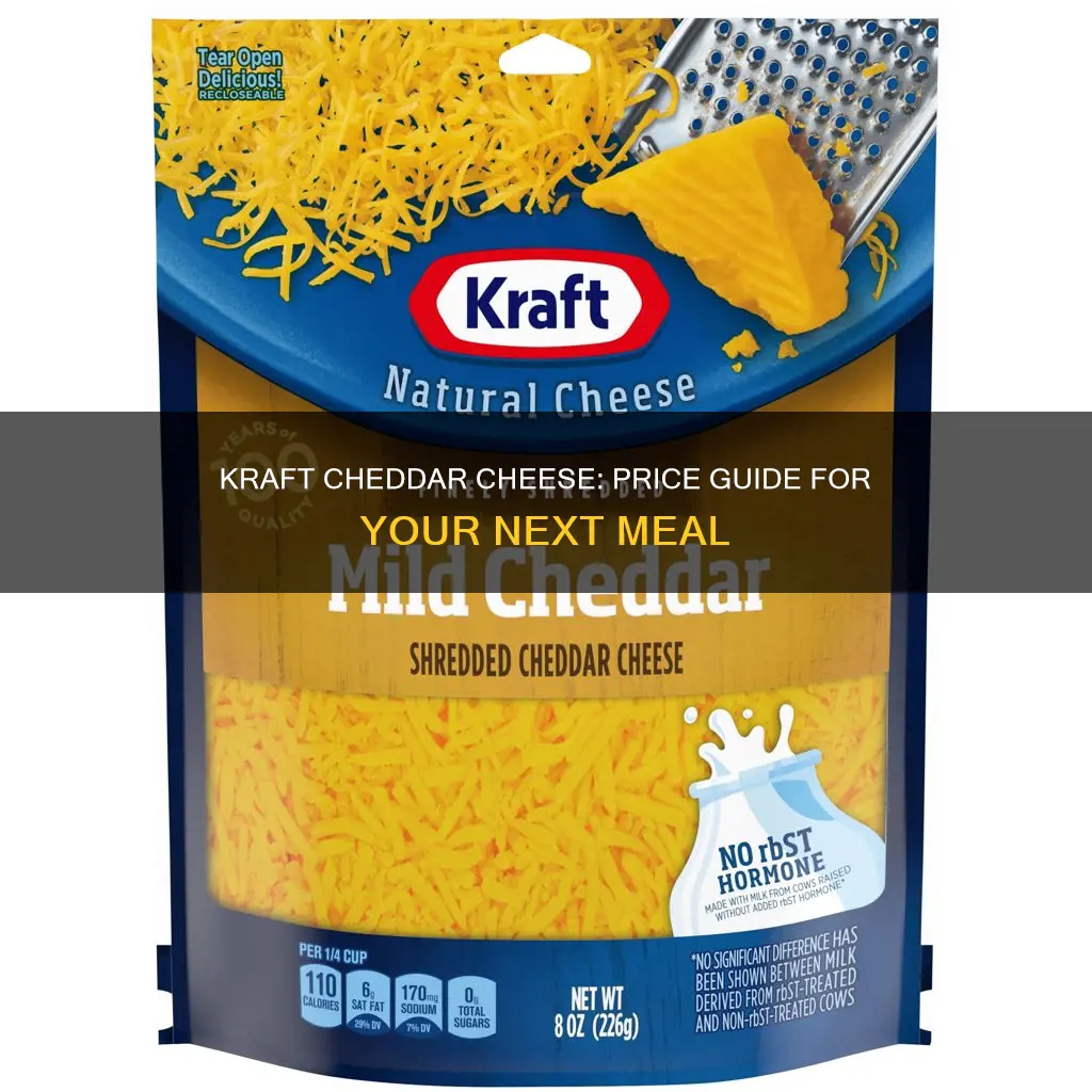 what is the price of kraft sharp cheddar cheese