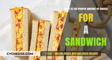 Perfect Cheese Portion: Mastering the Art of Sandwich Balance