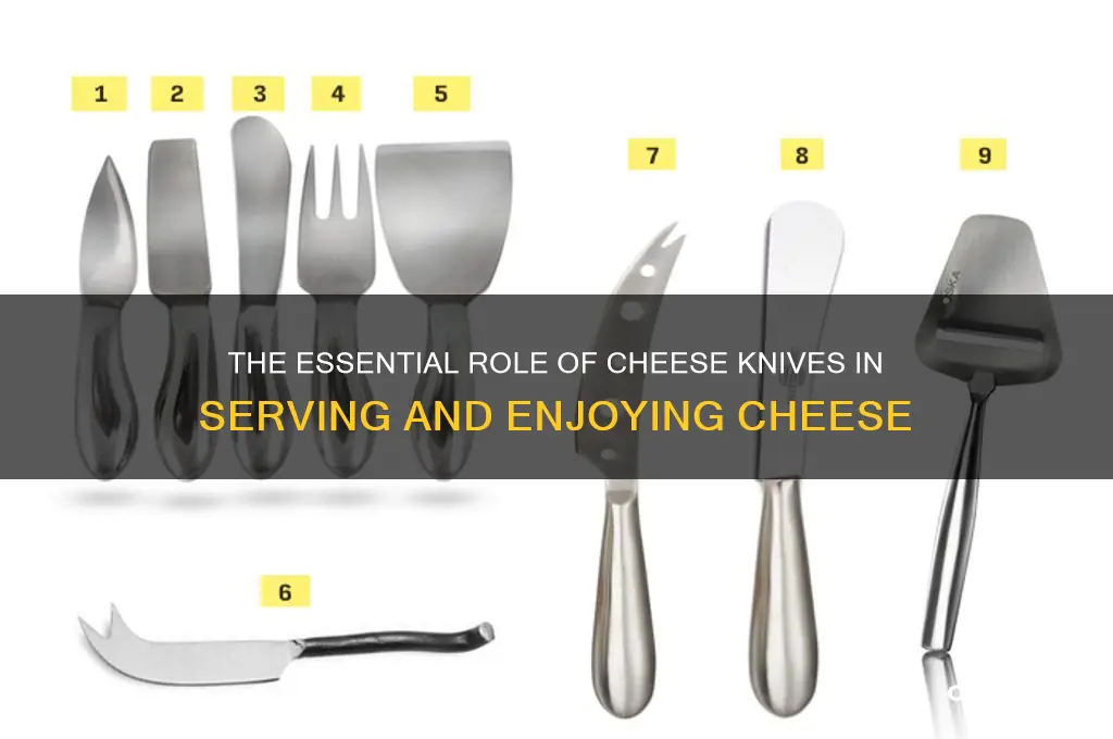 what is the purpose of a cheese knife