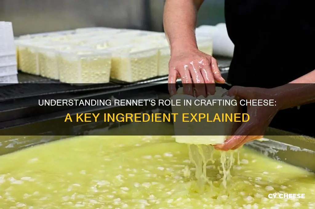 what is the purpose of rennet in cheese making