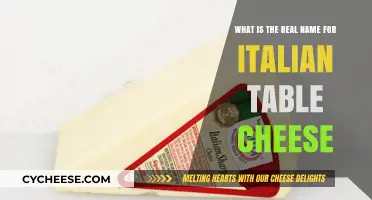 Unveiling the True Identity of Italy's Beloved Table Cheese