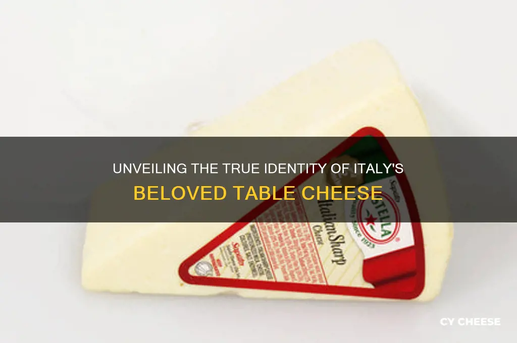 what is the real name for italian table cheese