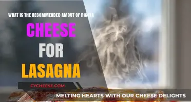 Perfect Lasagna: How Much Ricotta Cheese Should You Really Use?