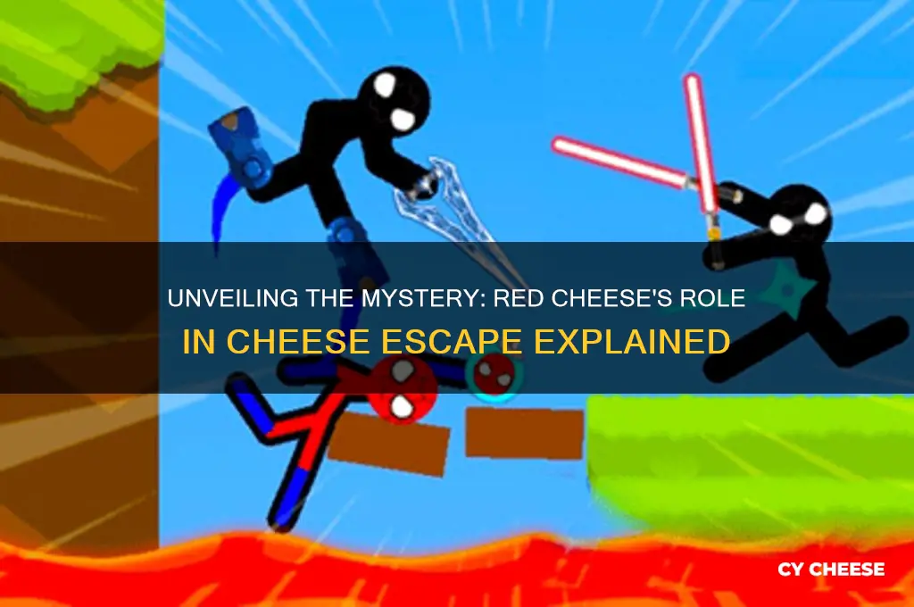 what is the red cheese for in cheese escape
