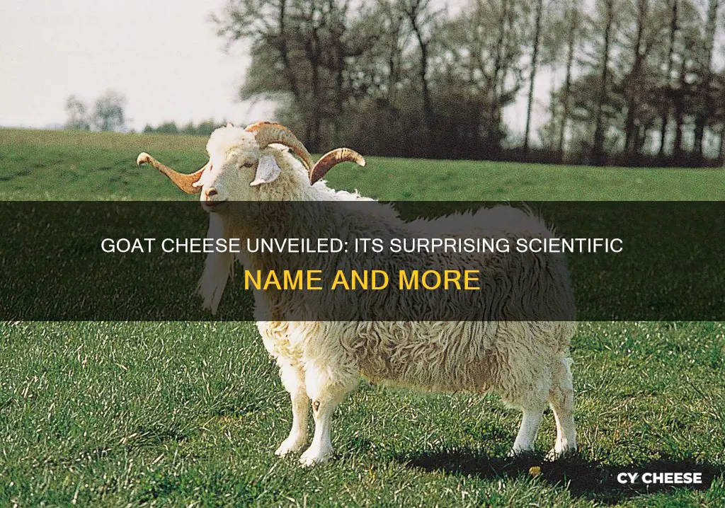 what is the scientific name for goat cheese