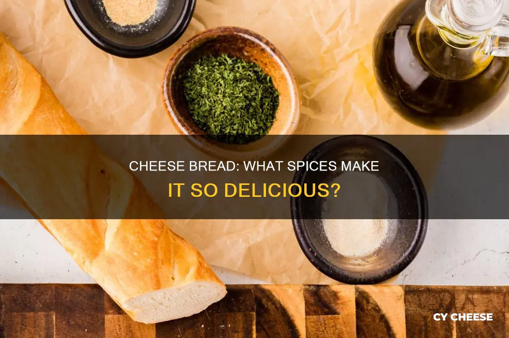what is the seasoning used in cheese bread