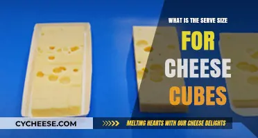 Cheese Cubes: How Much is Too Much?