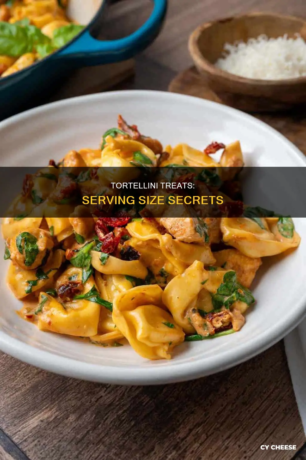 what is the serving size for cheese tortellini