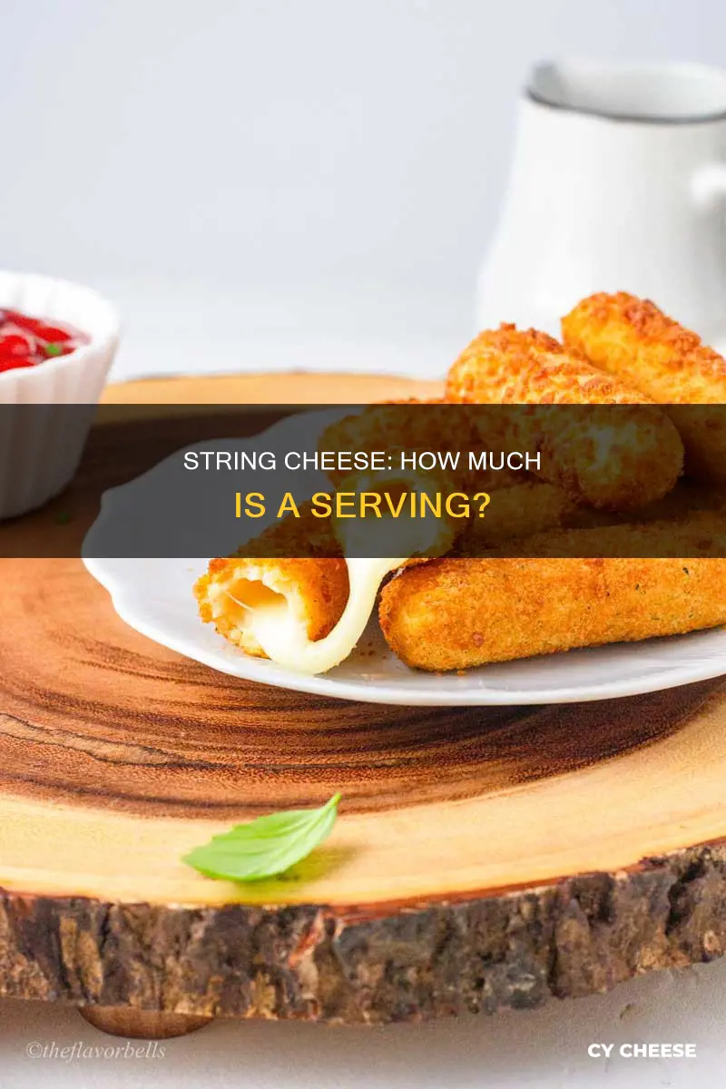 what is the serving size for string cheese