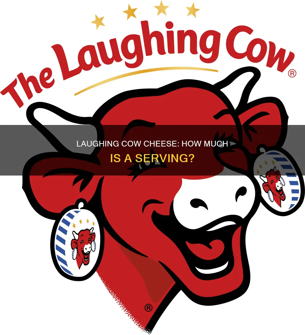what is the serving size of laughing cow cheese