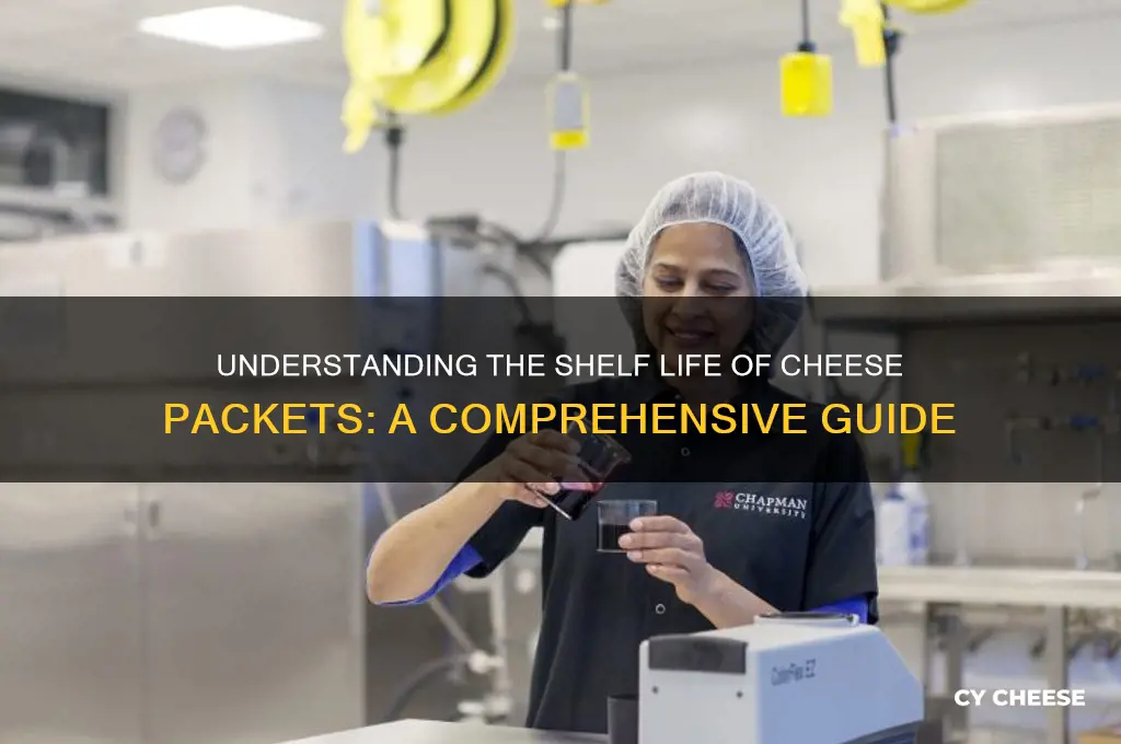 what is the shelf life of the cheese packets