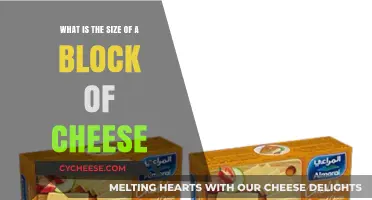 Understanding the Standard Size of a Block of Cheese for Cooking