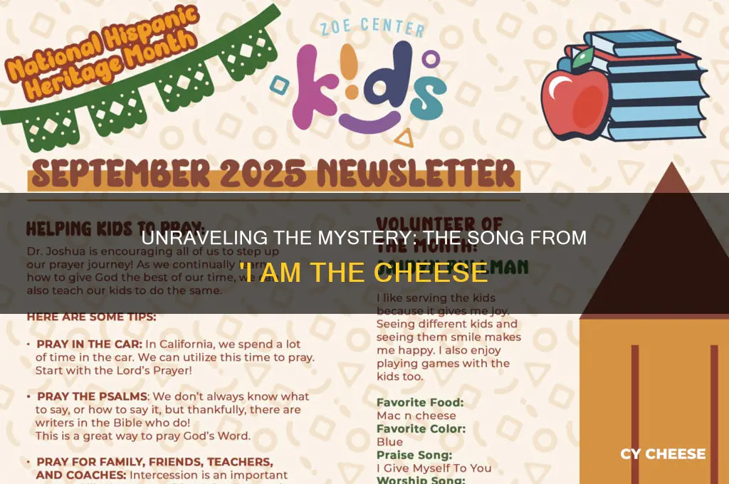 what is the song from i am the cheese