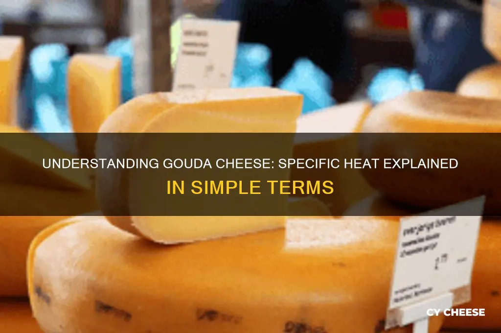 what is the specific heat of gouda cheese