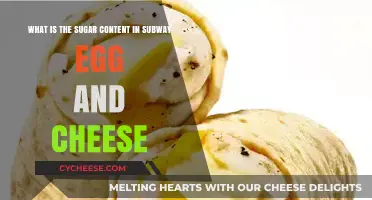 Subway Egg and Cheese: Uncovering the Hidden Sugar Content
